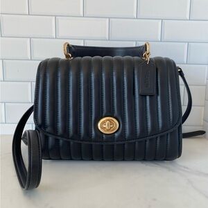 Coach Tilly Top Handle with Linear Quilting